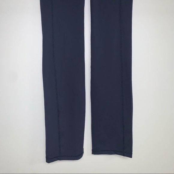 Athleta Leggings Size Extra Small XS Navy Blue Straight Up Pant Mid Rise Yoga - Picture 5 of 10